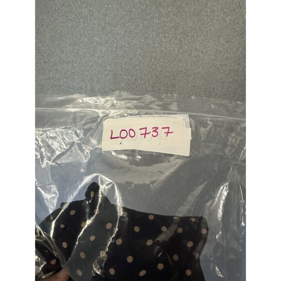 Reformation Romper Wmns 2 Viscose Polka Dot Button Front Jumpsuit Chiffon Navy - Picture 15 of 15